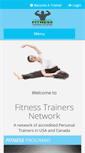 Mobile Screenshot of fitnesstrainersnetwork.com